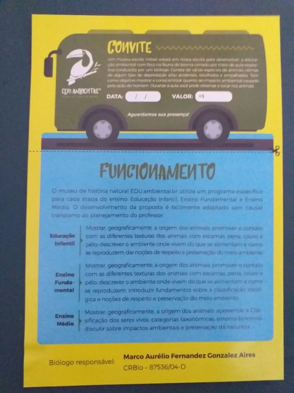 Ônibus Museu Ambiental + Acervo Zoológico - Projeto Educacional Completo - Foto 7