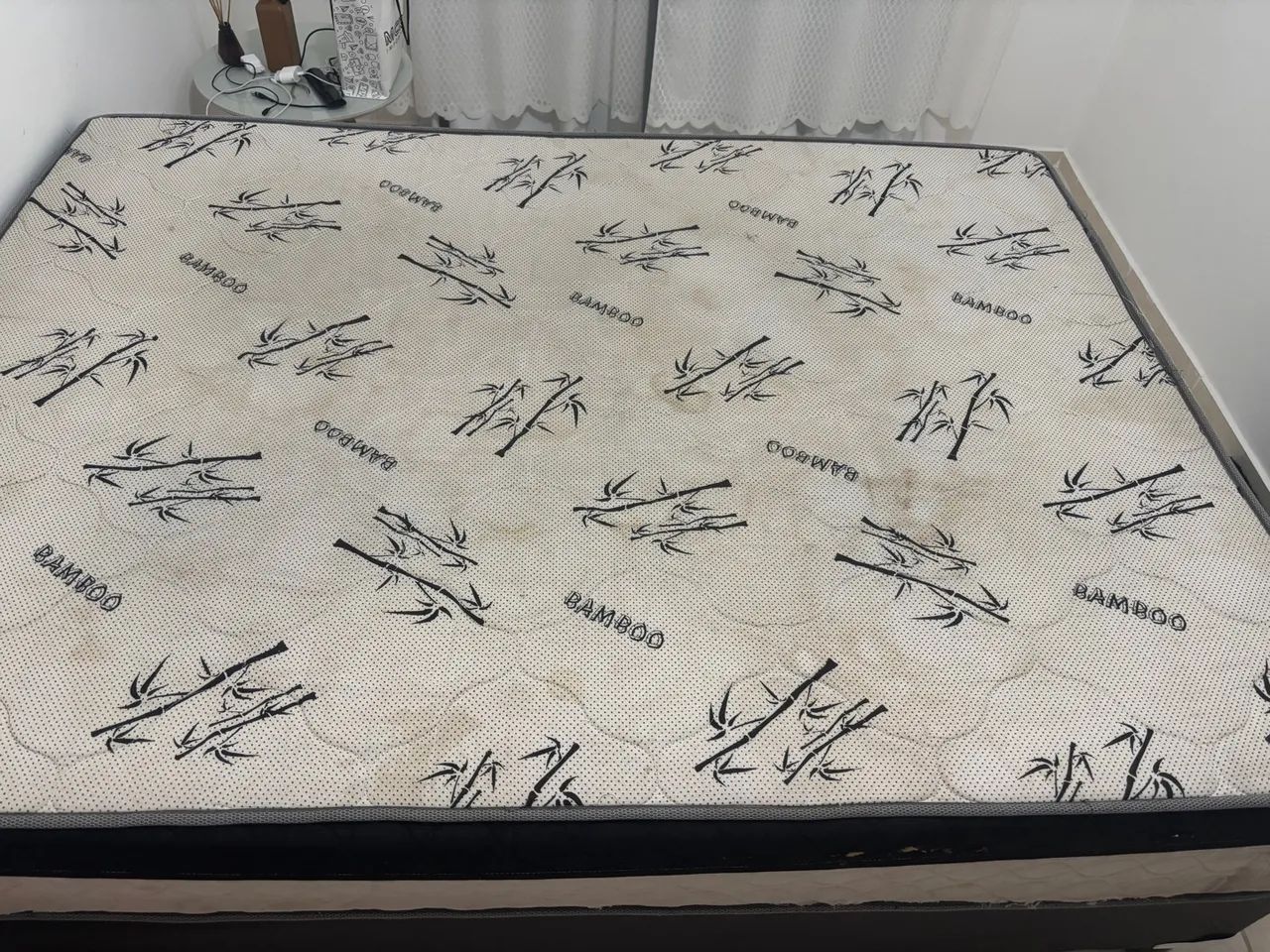 Cama Box de casal com colchão ( box e colchão soltos) - Foto 2