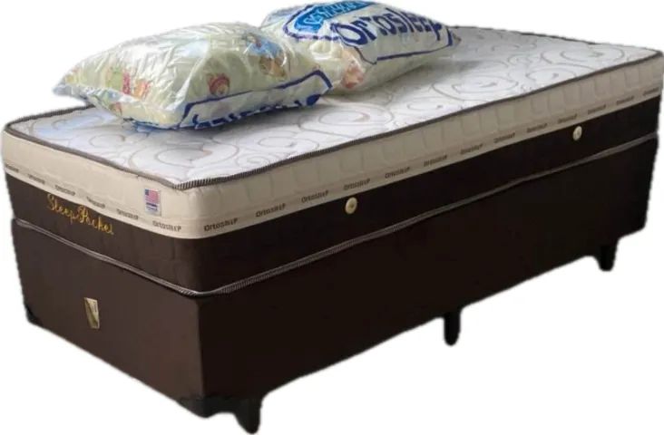 Cama box colchão solteiro 