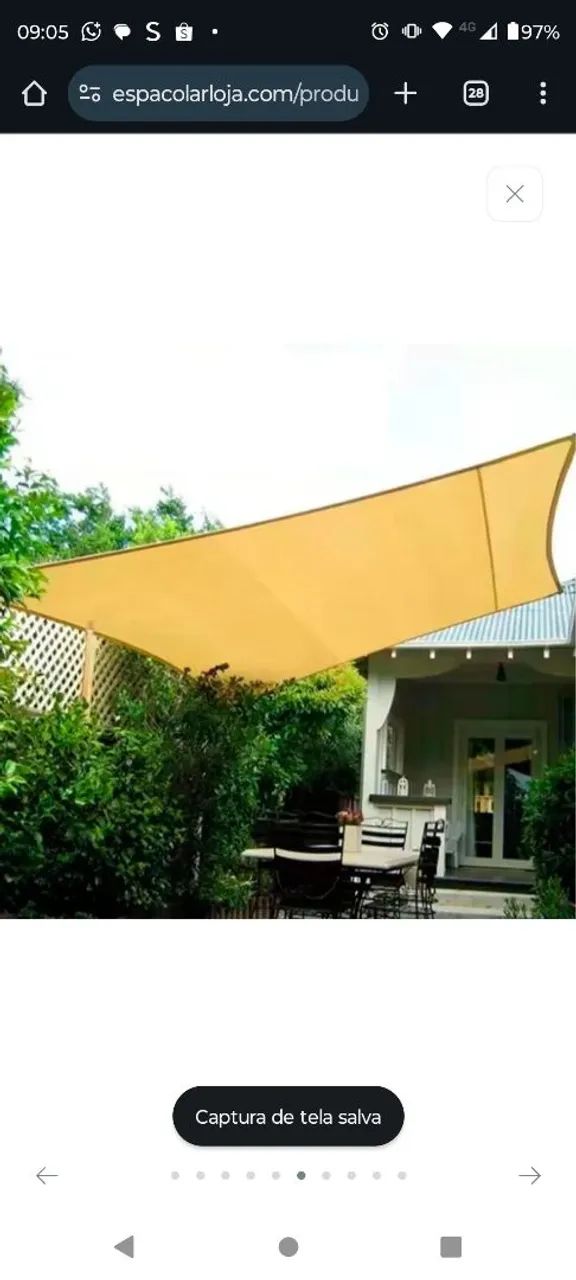 Telar de Sombreamento tensionada  - Foto 2