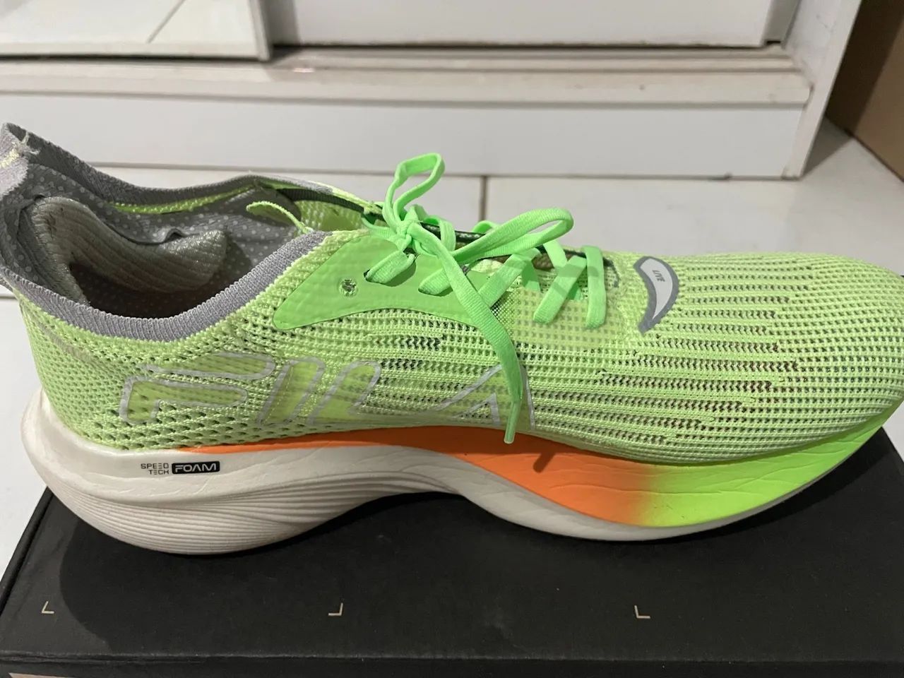 Tênis Fila Racer Carbon 2 Unissex - Novo - Com placa de carbono  - Foto 5