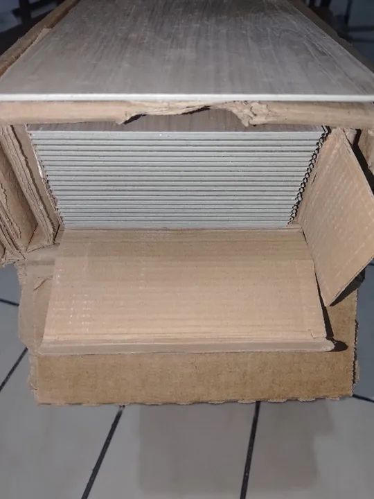 Piso Vinílico Clicado Régua Amadeirado Por 6M² Cor Cerejeira - Tubrax - Foto 5