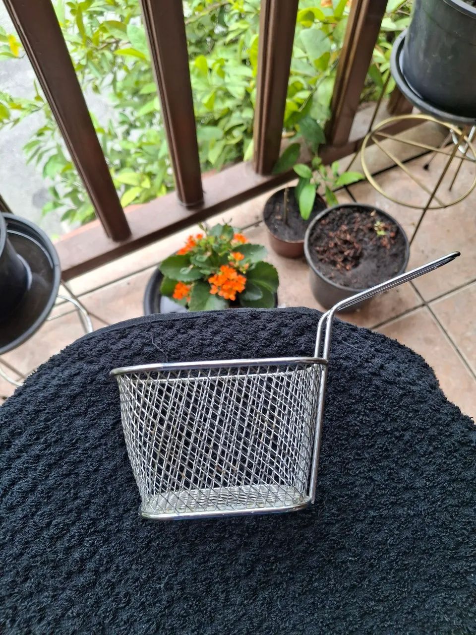 Mini cesto para frituras inox - Foto 4