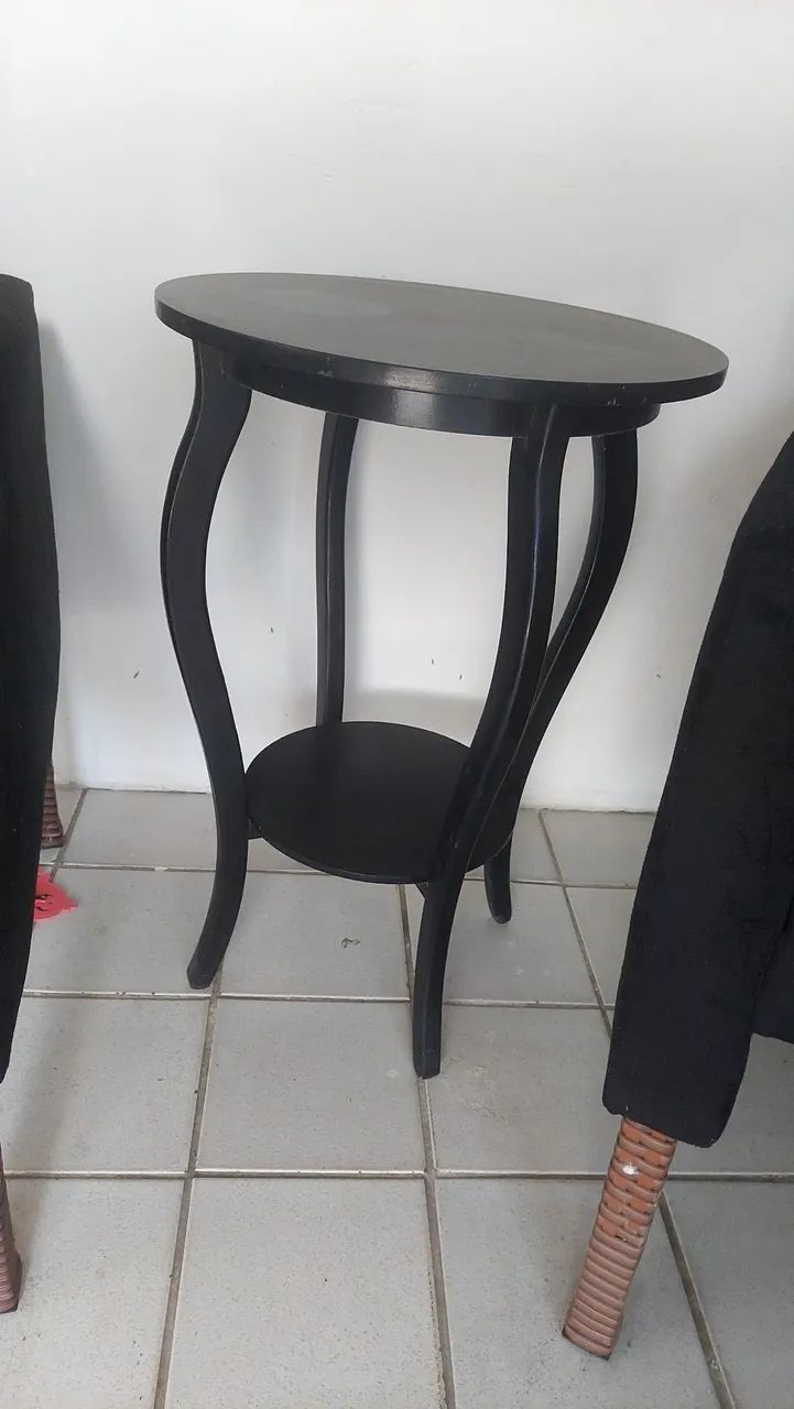 Mesa de apoio preta64861555465730120