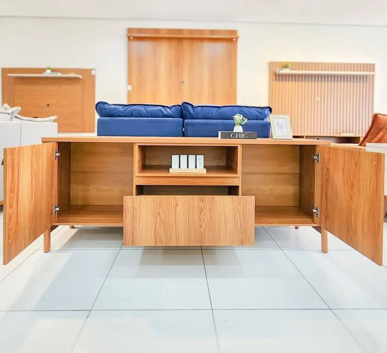 Bancada Elegante 1.9 para tvs até 75 polegadas  - Foto 2