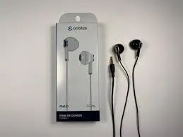 Fone auricular P3 liso com microfone Fn621