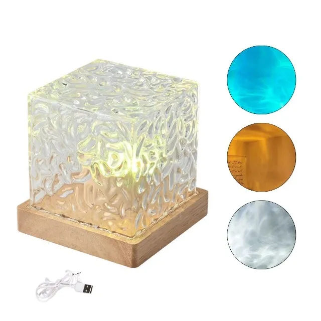 Luminária Efeito Água Relaxante Usb