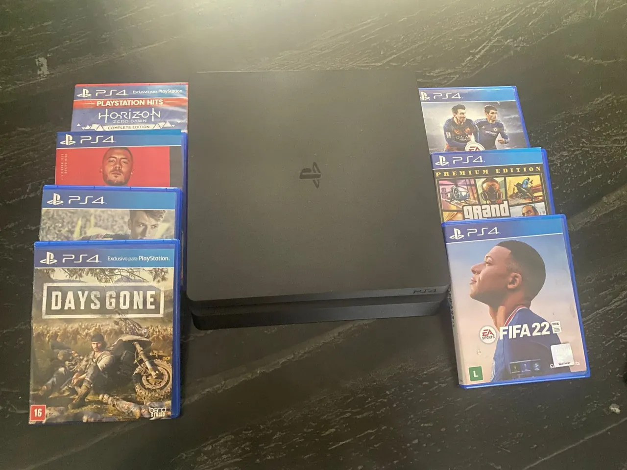 PS4 pro+ Jogos: Horizon, Days Gone, FIFA 22 e mais!