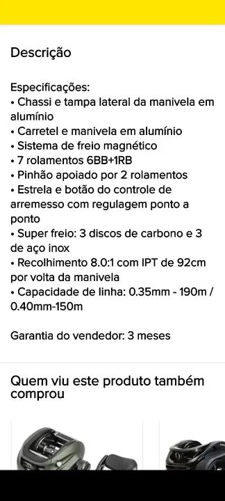 Carretilha Big game  - Foto 6