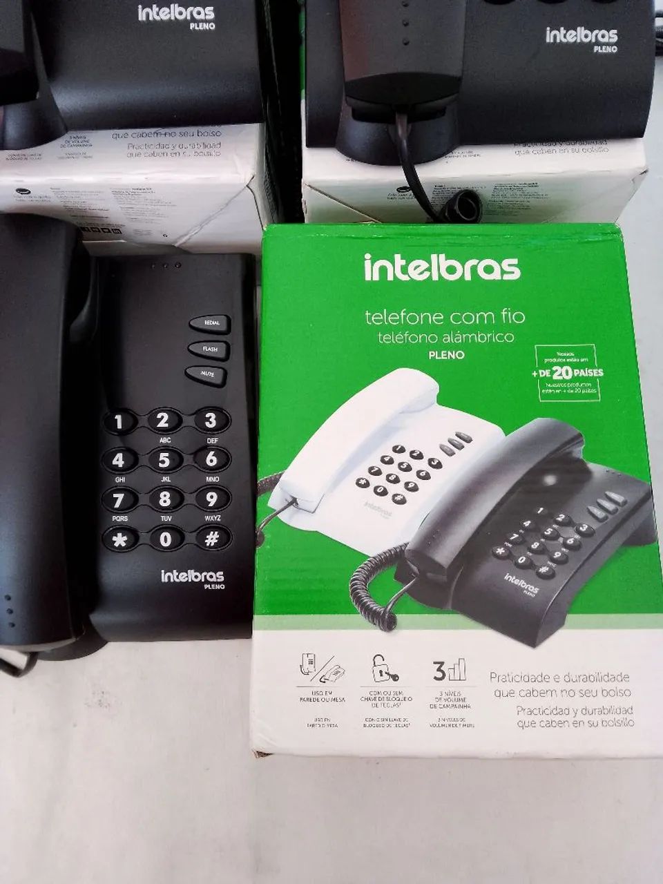 Telefones Fixos Intelbras Pleno - Novos e Usados - Foto 6