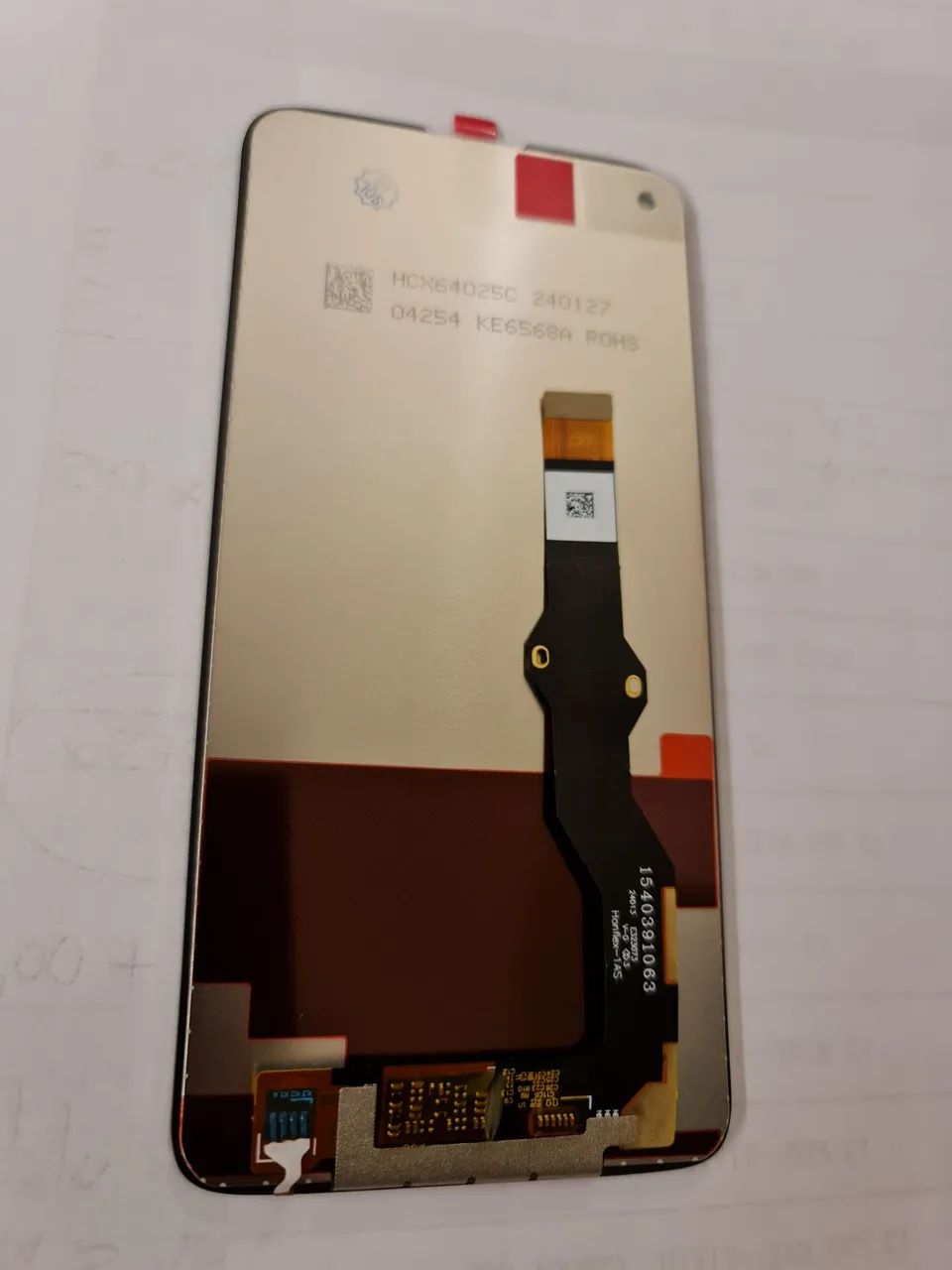 TELA FRONTAL MOTO G8 POWER NOVA INSTALADA