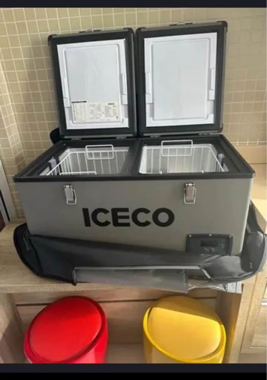 Freezer e geladeira portátil iceco 60 litros  - Foto 3