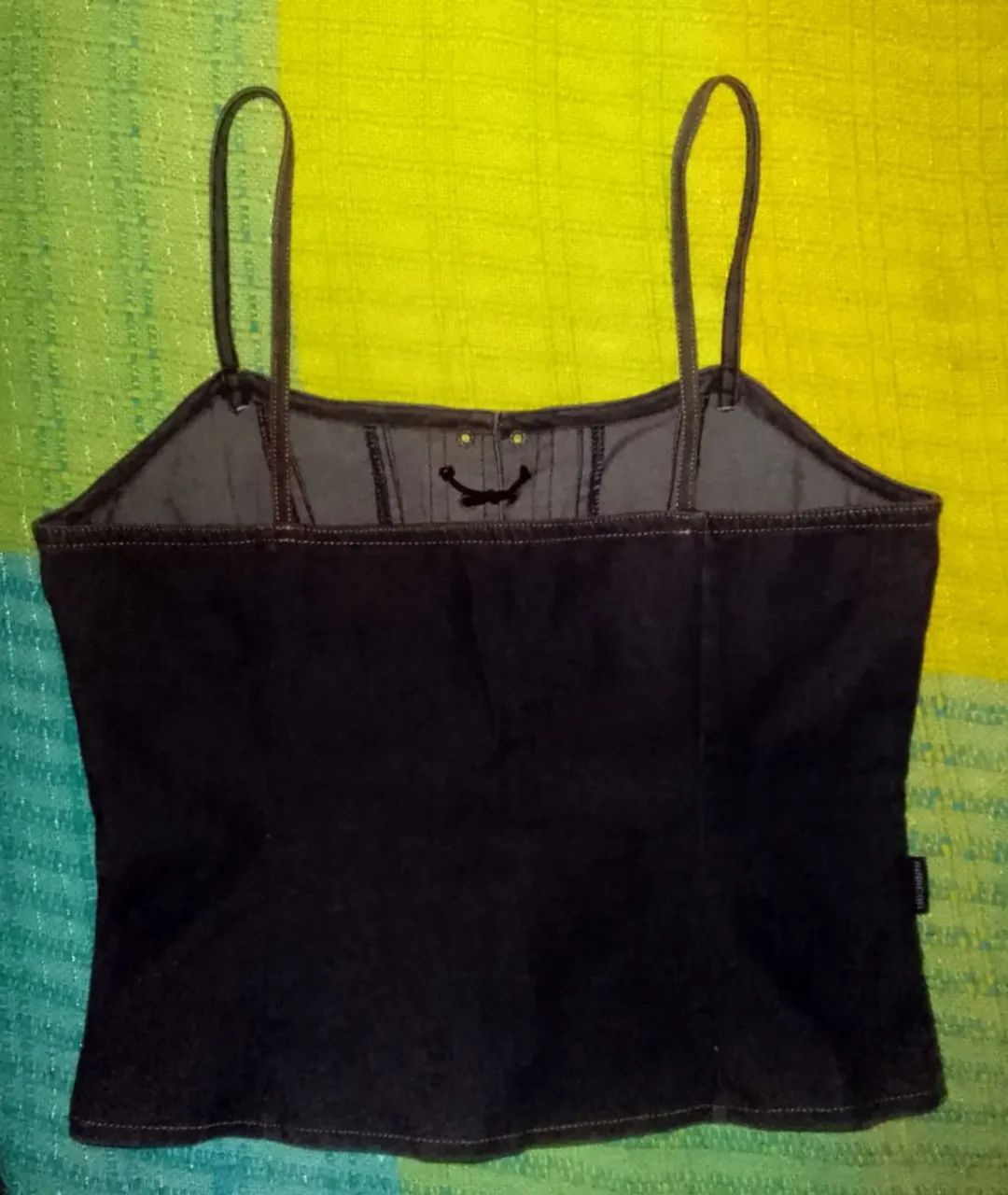 CROPPED JEANS TAM.M marrom  - Foto 2