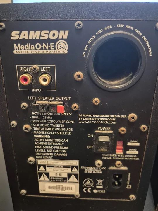 Monitores de Áudio Samson MediaOne 3A - Foto 4
