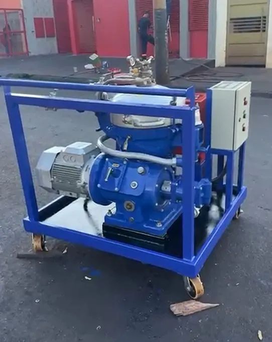 centrifuga alfa laval mab 206, com skid, painel e filtro  REVISADA COM GARANTIA DE 3 MESES