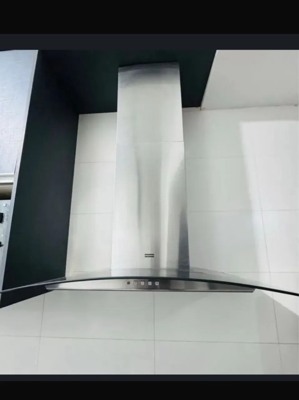 Coifa de Parede FGC 915 BK - XS 90cm Inox Fosco e Vidro Preto Franke