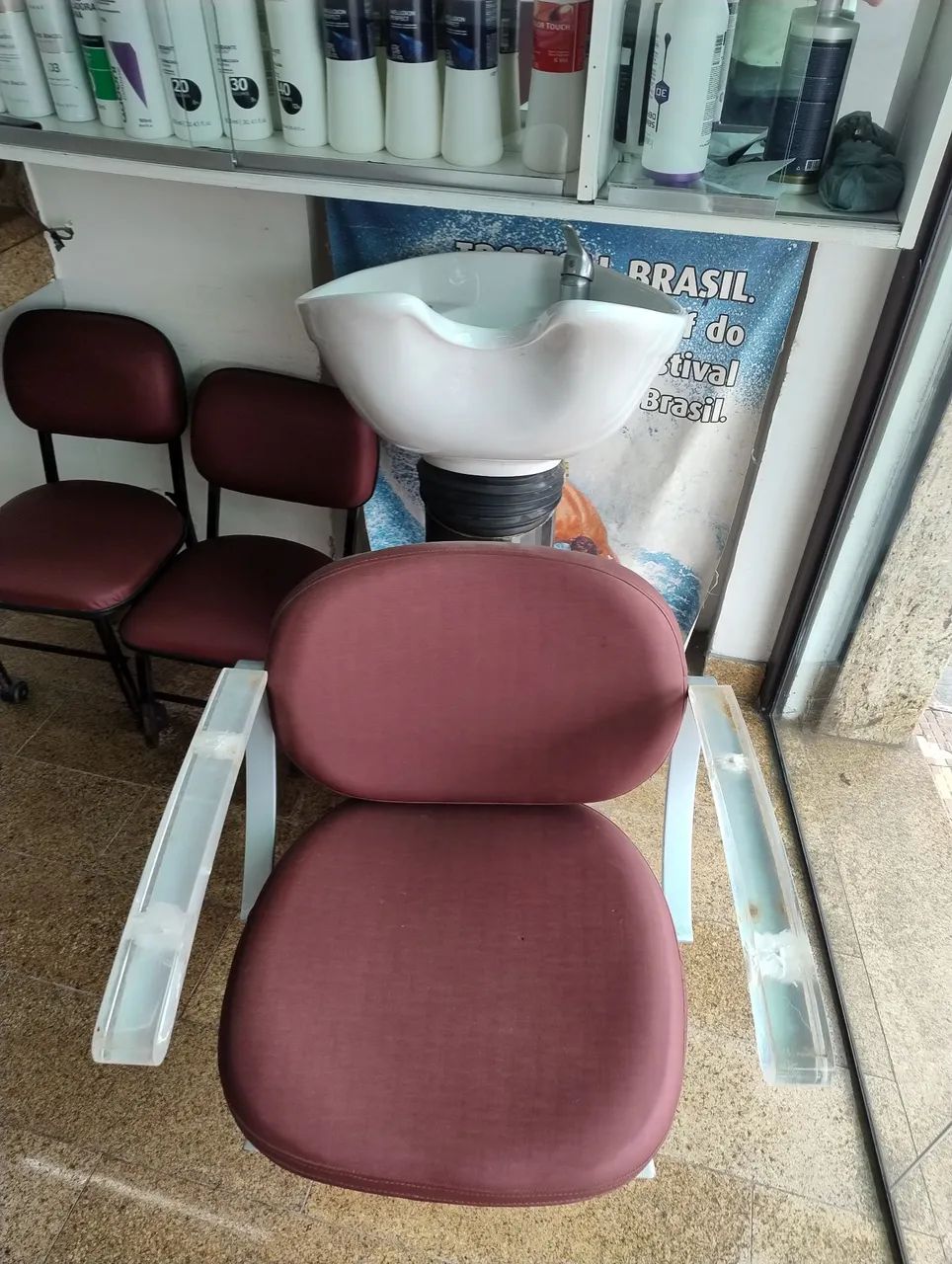 lavatório salão de beleza