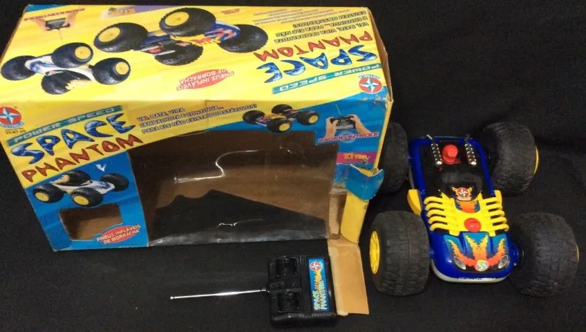 Brinquedo Estrela Antigo Space Phatom Raridade Carro de Corrida