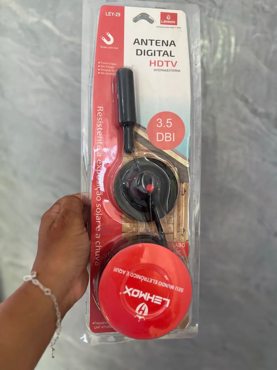 Antena digital para Tv a prova d?água- Entrega a domicílio 