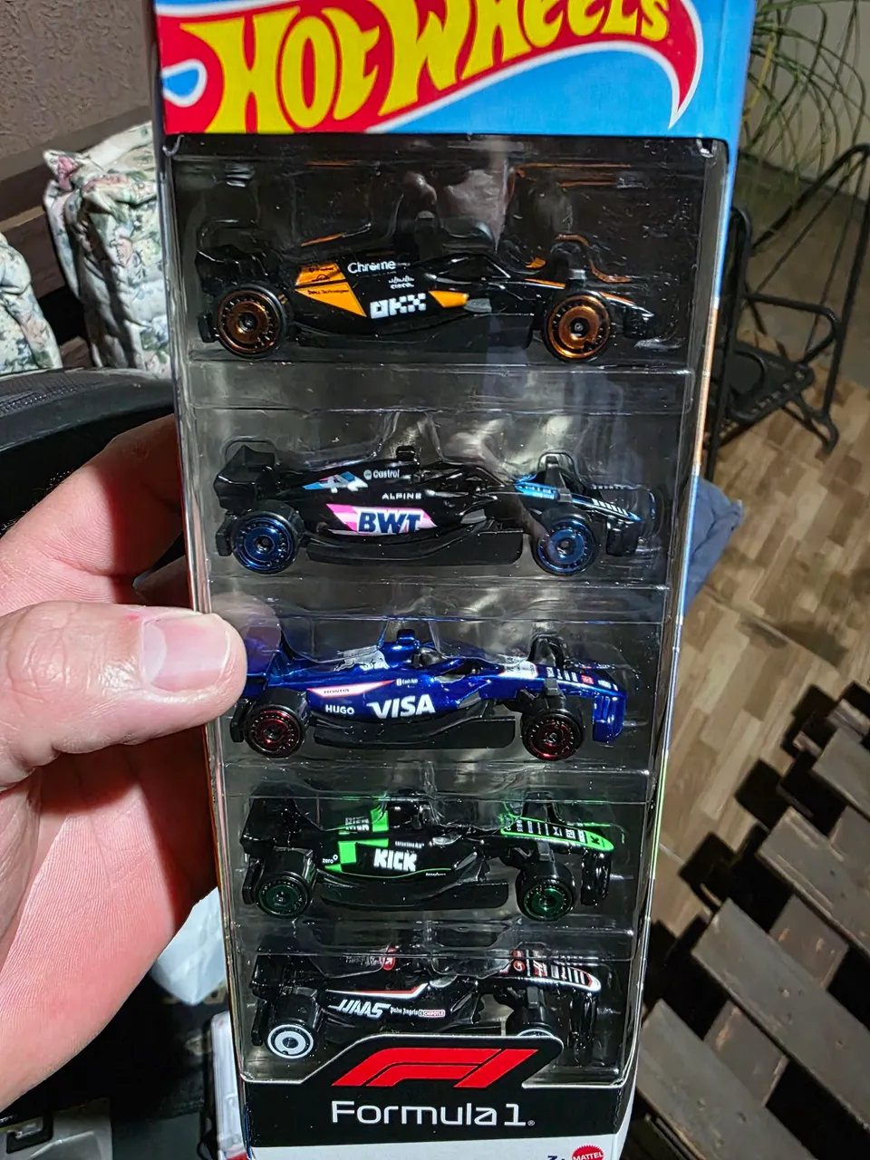 Hot Wheels Formula 1 pack com 5