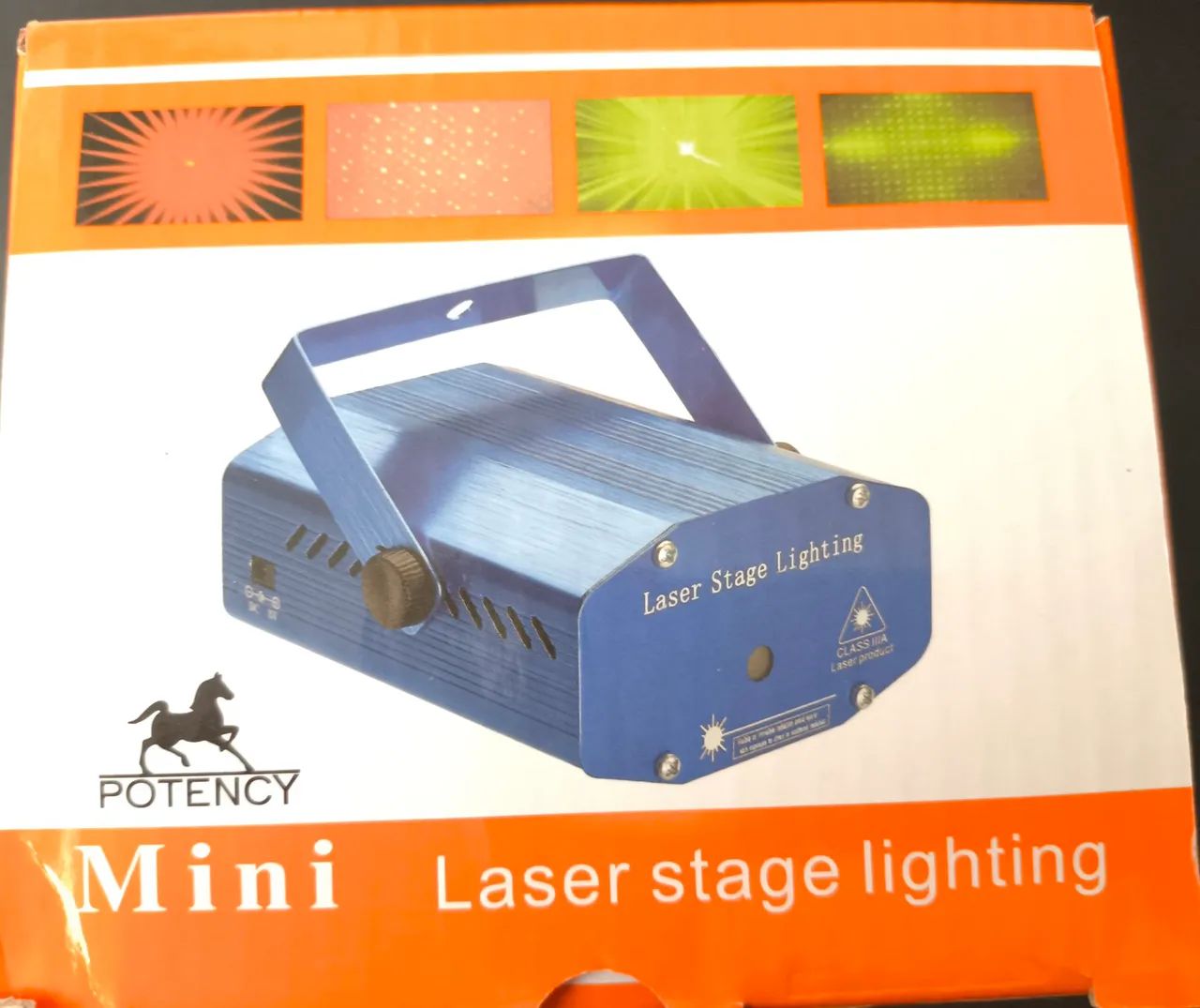Raio Efeito Mini Laser e Led Mini Party Light 