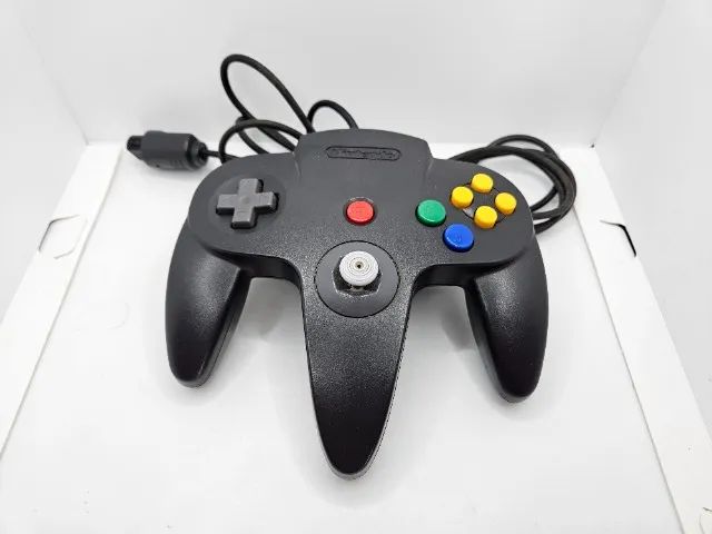 Controle N64 Preto Nintendo 64 - Original 