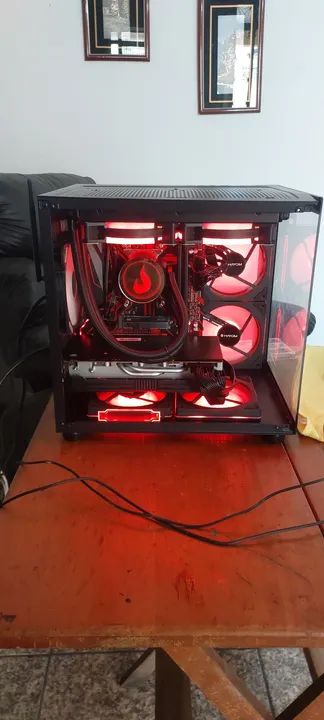 SUPER  PC Gamer novo -  Top de Linha proc ryzen 5600g  com placa de video rx 5700xt - Foto 3