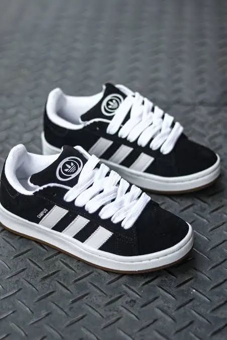 Tênis Adidas Campus Preto e Branco