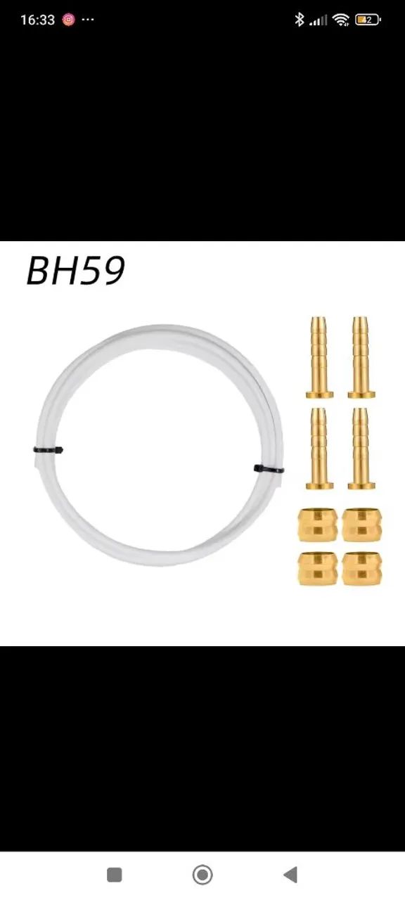 Conduíte freio hidráulico Shimano Sram Specialized branco 2,5m zero - Foto 2