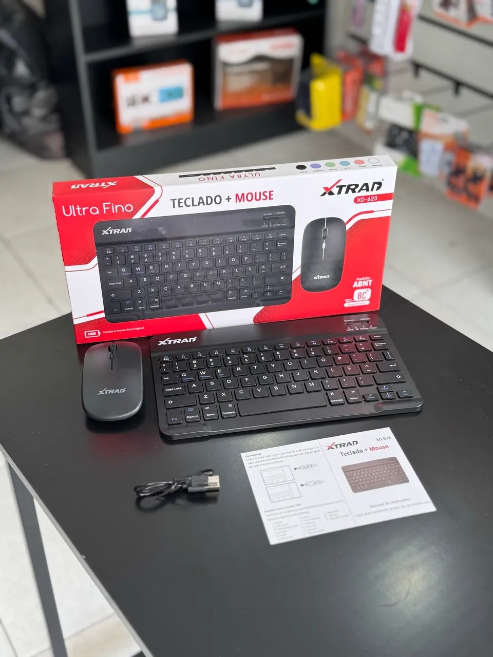 Teclado e mouse bluetooth 64289461222275120