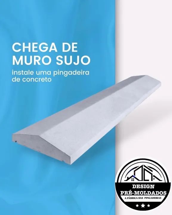 Pingadeira de Concreto para Muro - Design Pré-Moldados