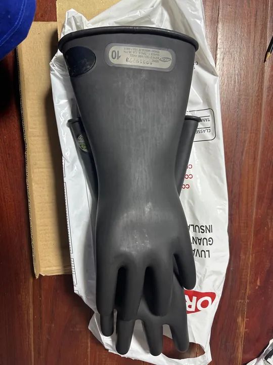 luvas alta tensão Orion classe 1 = 10Kv tamanho 10?, comprimento 14? - Foto 2