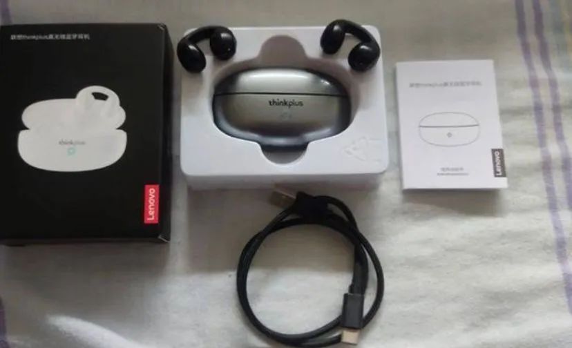 Lenovo Thinkplus XT83 II TWS Bluetooth 5.2 Condução de Ar 3D PRETO E BRANCO  <br> - Foto 3