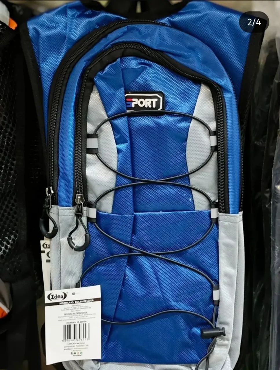 MOCHILA C/BOLSA AGUA 2L REF: ID-3980<br> - Foto 4