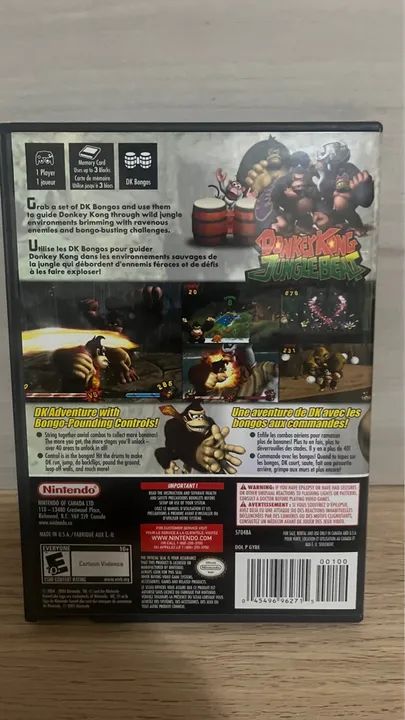 Donkey Kong Jungle Beat - GameCube - Com Bongos - Foto 2