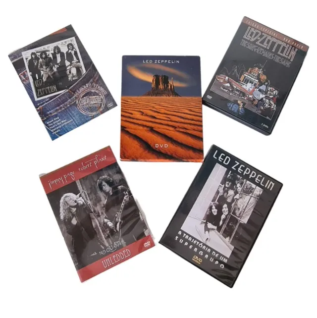 Dvd's Led Zeppelin - Coletânea Com 5 Albuns