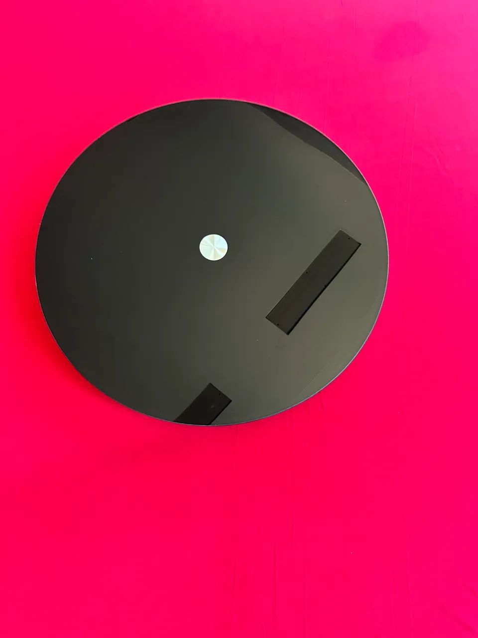Prato giratório preto
