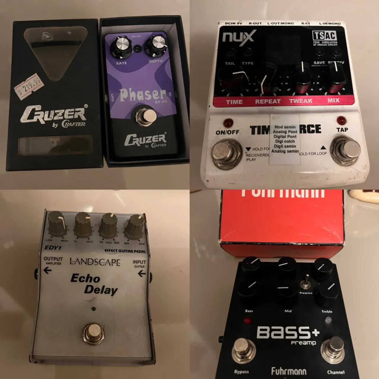 Pedal Boss RV-3 Reverb/Delay - Made in Japan - Raridade