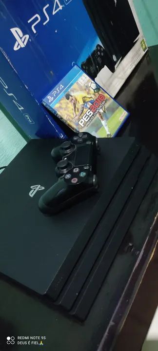 Playstation 4 Pro + Jogo PES 2018 - Foto 2