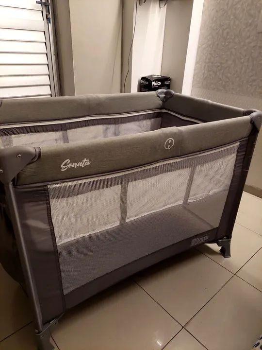 Berço Portátil e Chiqueirinho Burigotto Sonata. - Foto 6