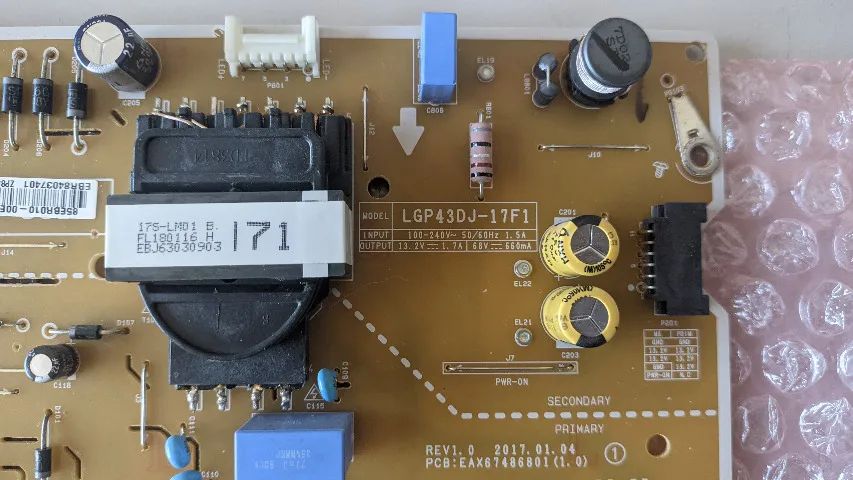 Fonte de Alimentação LG 43LK5700PSC - Foto 2