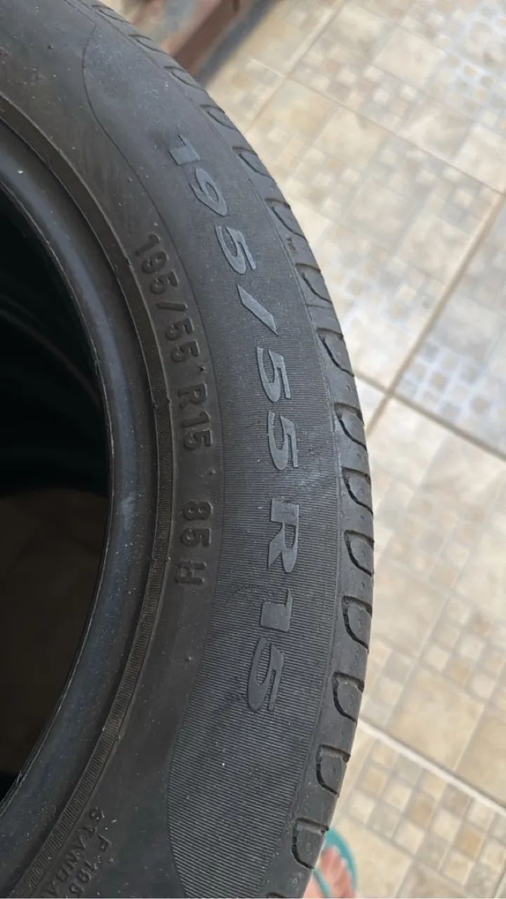 Pneus pirelli 195/55/15 P7 cinturado