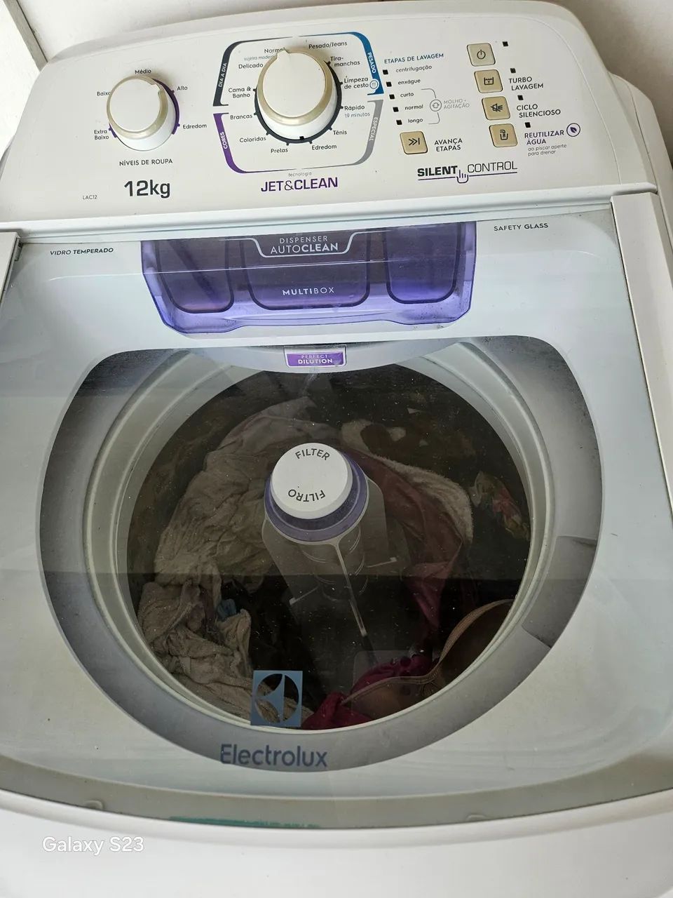 Máquina de Lavar Roupa Electrolux 12kg