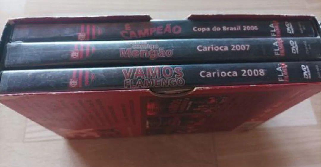 DVD Flamengo - box 3x campeão oficial  - Foto 5