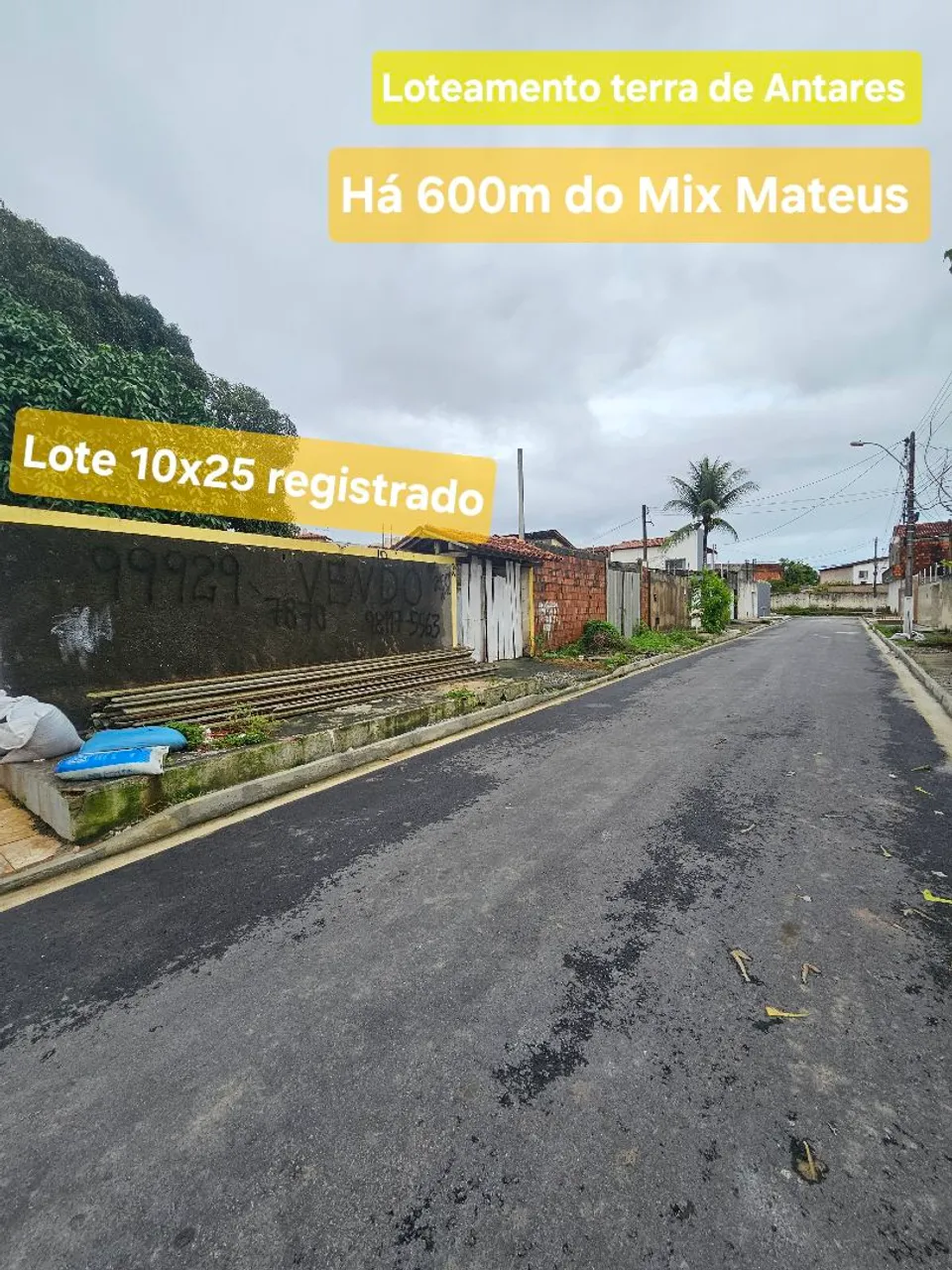 OPORTUNIDADE ! terreno 10x25 - FINANCIA - ANTARES, prox. Ao Mix Mateus