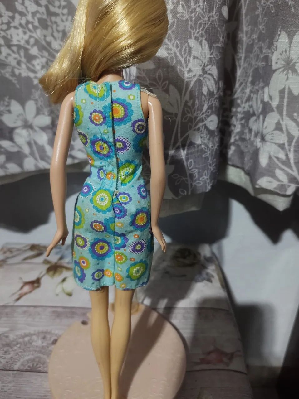 Vestido vintage para boneca Barbie - Foto 2