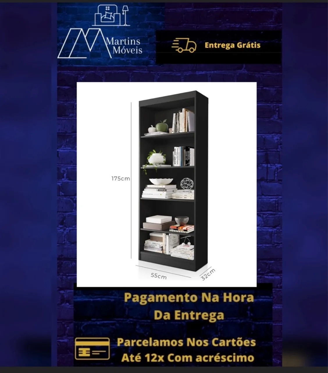 GRANDE PROMOÇÃO ESTANTE LIVREIRO ENTREGA GRÁTIS