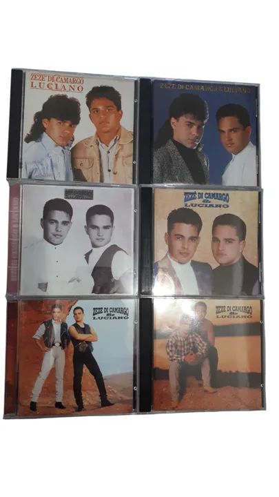 Combo 06 Cd's  - Zezé de Camargo & Luciano