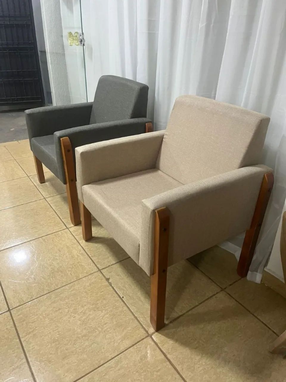 Poltronas de linho 
