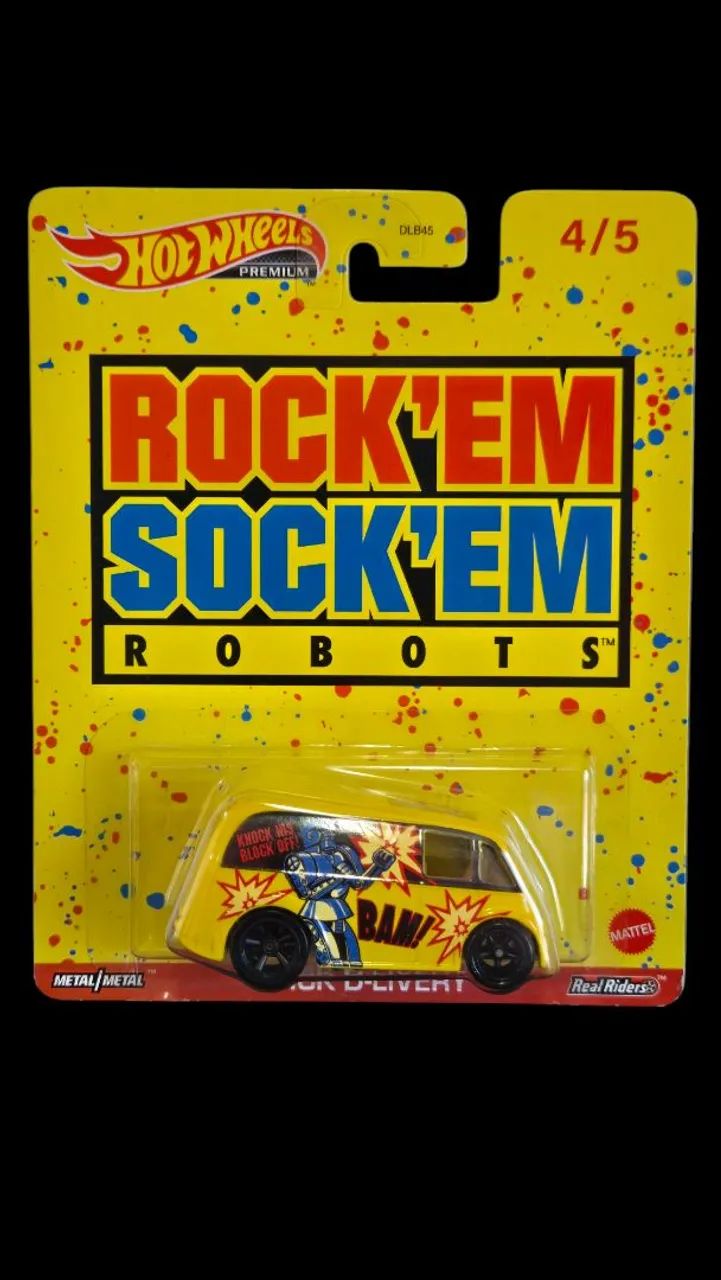Hot Wheels Premium Rock'em Sock'em Robots D-Liver't